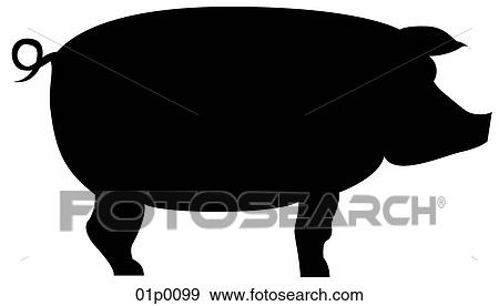 Clip Art - pig. Fotosearch