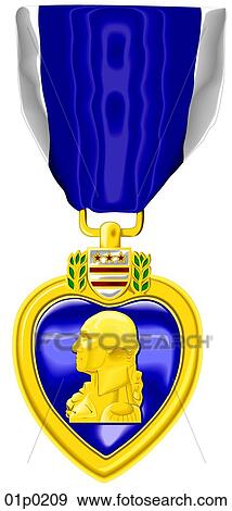 purple heart View Large Clip Art Graphic Clip Art - purple heart. Fotosearch