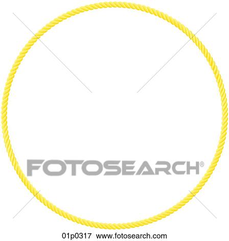 Clip Art - rope ring. Fotosearch