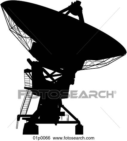 Clip Art - satellite. Fotosearch