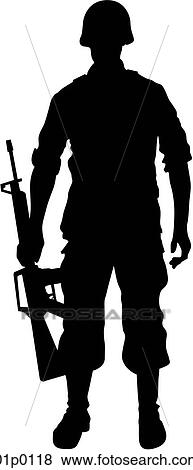Clip Art - soldier. Fotosearch