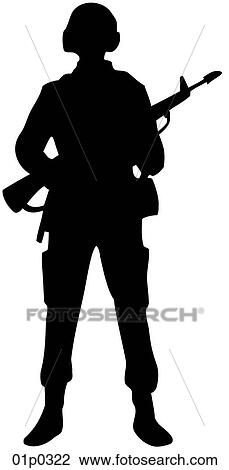 Clipart - soldier (congress). Fotosearch