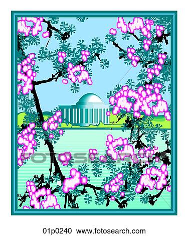 spring View Large Clip Art Graphic Clipart - spring. Fotosearch