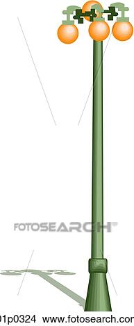 street lamp View Large Clip Art Graphic Clipart - street lamp. Fotosearch