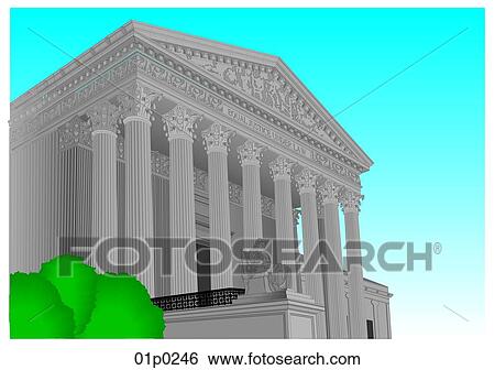 supreme court bldg View Large Clip Art Graphic Clip Art - supreme court bldg. Fotosearch