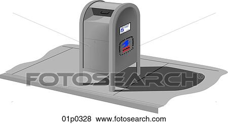 us mail box View Large Clip Art Graphic Clip Art - us mail box. Fotosearch