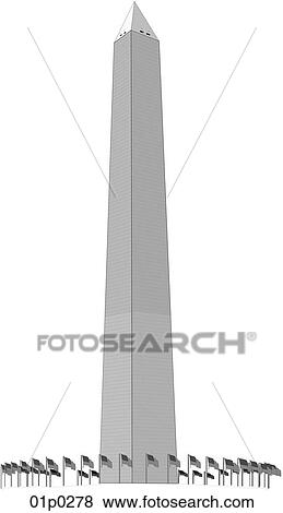 washington monument View Large Clip Art Graphic Clip Art - washington monument. Fotosearch
