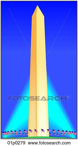 washington monument View Large Clip Art Graphic Clip Art - washington monument. Fotosearch