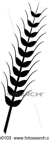 wheat View Large Clip Art Graphic Clipart - wheat. Fotosearch