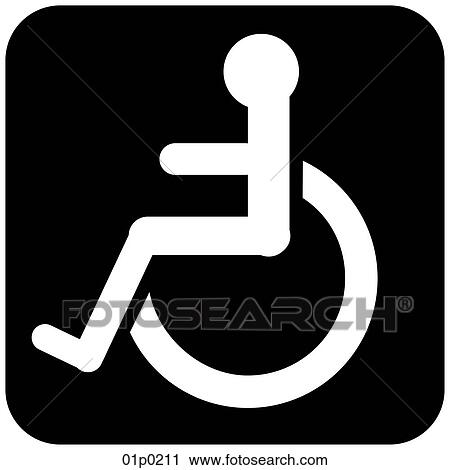 wheelchair View Large Clip Art Graphic Clipart - wheelchair. Fotosearch