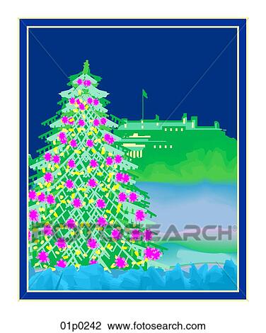 winter View Large Clip Art Graphic Clipart - winter. Fotosearch