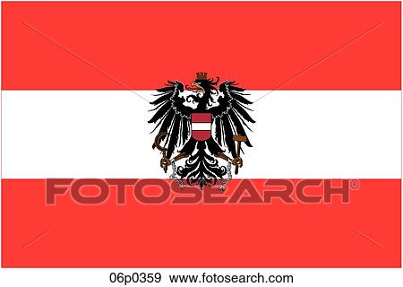 Clip Art - austria flag. Fotosearch