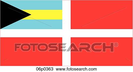 bahamas flag, civil View Large Clip Art Graphic Clipart - bahamas flag, civil. Fotosearch