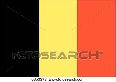 Clipart - belgium flag, civil. Fotosearch