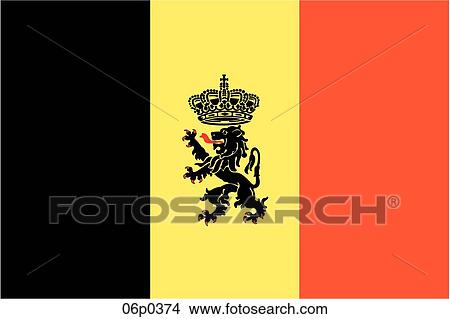 belgium flag, state ensign View Large Clip Art Graphic Clipart - belgium flag, state ensign. Fotosearch