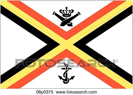 Clipart - belgium flag, war ensign. Fotosearch