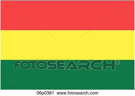 Clipart - bolivia flag, civil. Fotosearch
