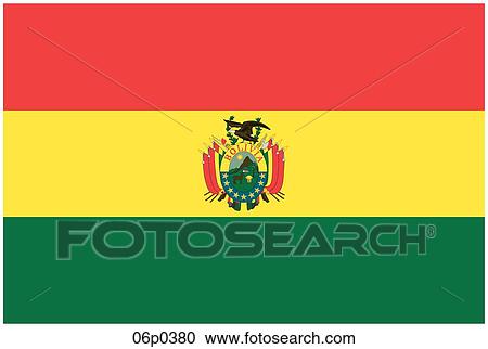 Clipart - bolivia flag. Fotosearch