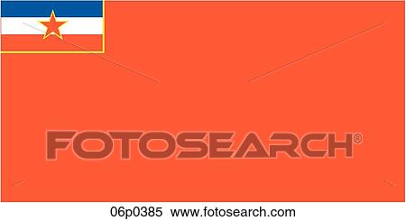 Clipart - bosnia-herzegovina flag. Fotosearch