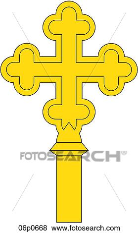 botonee cross simple View Large Clip Art Graphic Clip Art - botonee cross simple. Fotosearch