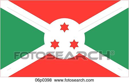 Clip Art - burundi flag. Fotosearch