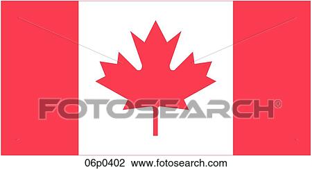 Clipart - canada flag. Fotosearch