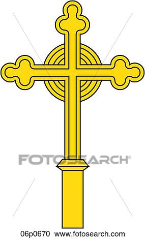 catholic cross simple View Large Clip Art Graphic Clipart - catholic cross simple. Fotosearch