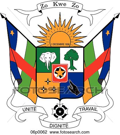 Clipart - central african rep. Fotosearch