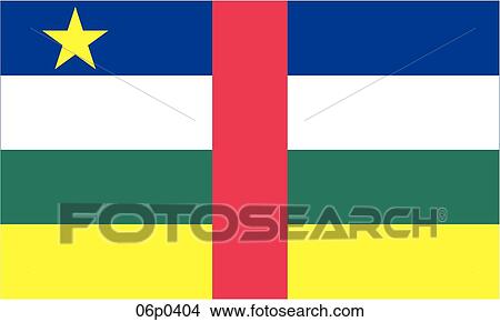 Clipart - central african rep flag. Fotosearch