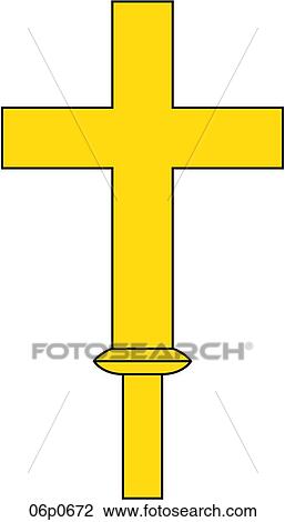 church cross simple View Large Clip Art Graphic Clipart - church cross simple. Fotosearch