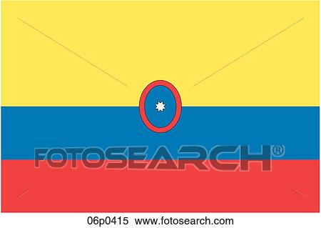 Clipart - colombia flag, civil. Fotosearch