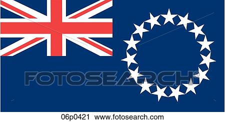 cook islands flag View Large Clip Art Graphic Clipart - cook islands flag. Fotosearch
