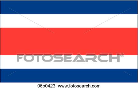 costa rica flag, civil View Large Clip Art Graphic Clipart - costa rica flag, civil. Fotosearch