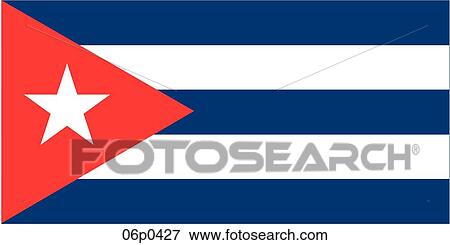 Clip Art - cuba flag. Fotosearch