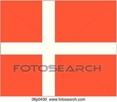 Clipart - denmark flag. Fotosearch