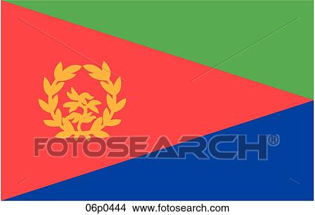 eritrea flag View Large Clip Art Graphic Clipart - eritrea flag. Fotosearch