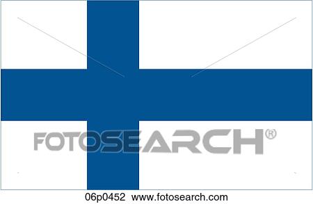 Clipart - finland flag, civil. Fotosearch