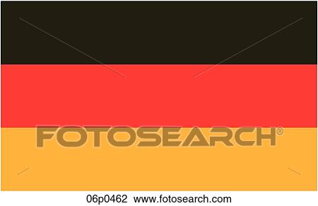 Clipart - germany flag. Fotosearch