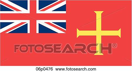 guernsey flag, civil View Large Clip Art Graphic Clip Art - guernsey flag, civil. Fotosearch