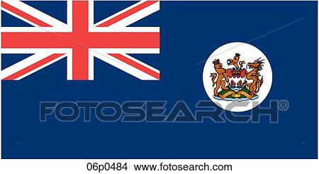 hong kong flag, british View Large Clip Art Graphic Clipart - hong kong flag, british. Fotosearch
