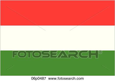 Clip Art - hungary flag. Fotosearch