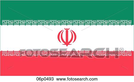 iran flag View Large Clip Art Graphic Clipart - iran flag. Fotosearch