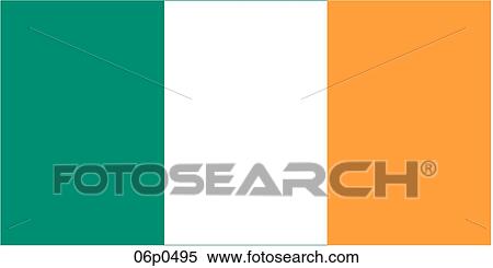 Clipart - ireland flag. Fotosearch