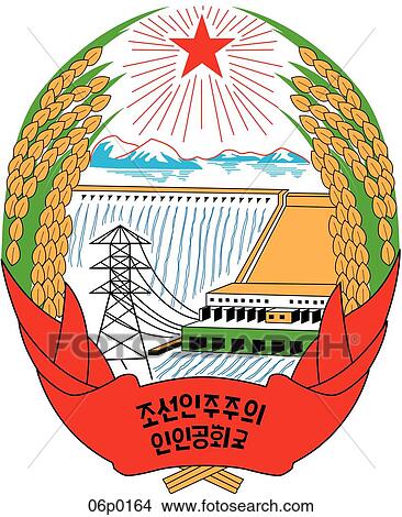 Clipart - korea, north. Fotosearch