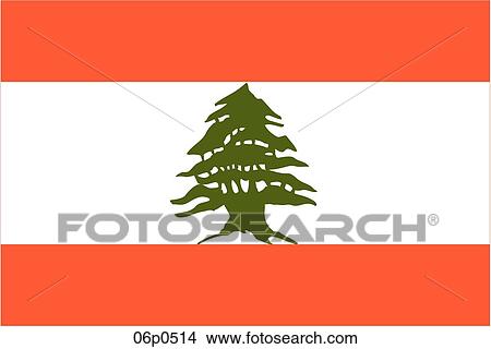 lebanon flag View Large Clip Art Graphic Clipart - lebanon flag. Fotosearch