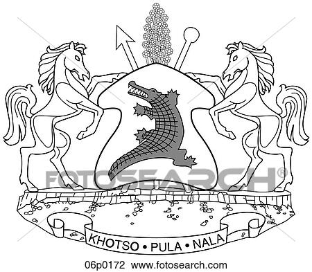 Clipart - lesotho. Fotosearch