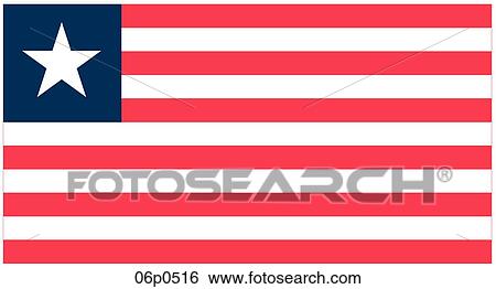 Clip Art - liberia flag. Fotosearch