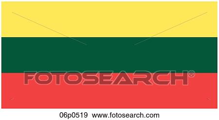 Clip Art - lithuania flag. Fotosearch