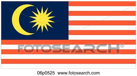 malaysia flag View Large Clip Art Graphic Clipart - malaysia flag. Fotosearch