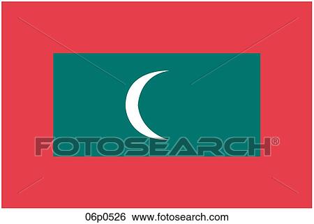 maldive islands flag View Large Clip Art Graphic Clip Art - maldive islands flag. Fotosearch